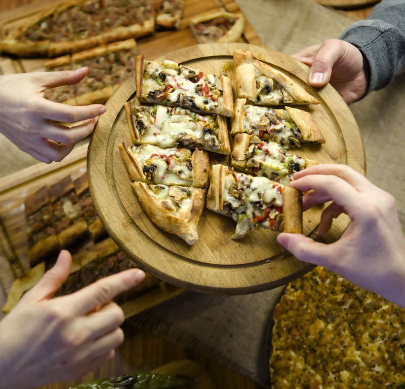 Pizza Bari Yemek Fotoğrafı Çekimi